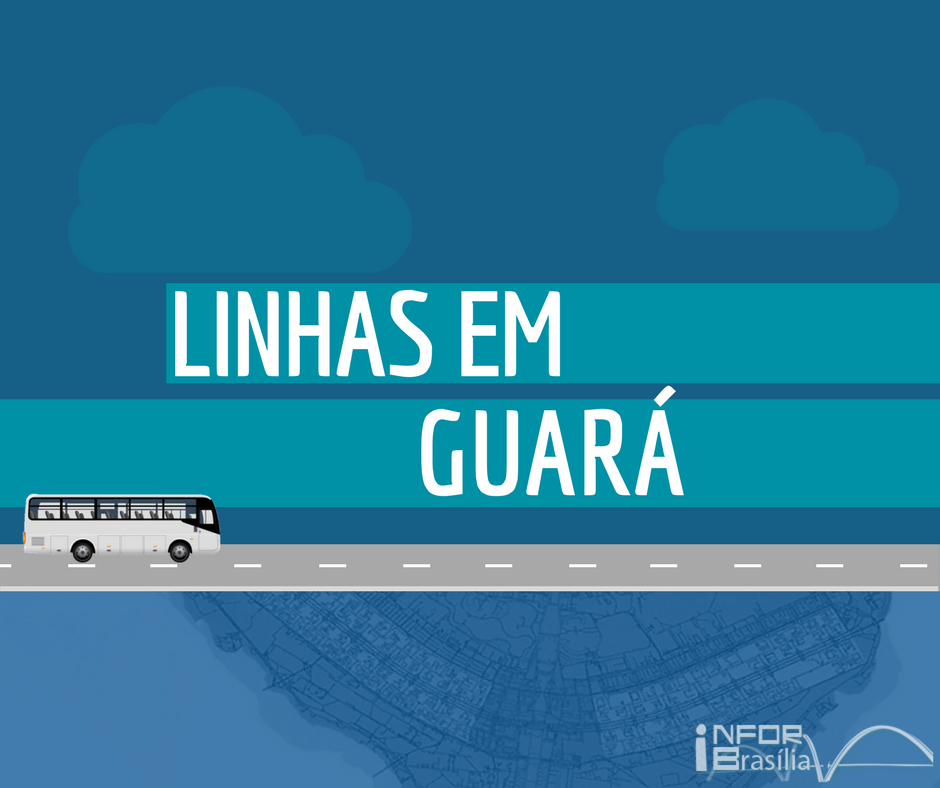 Horário de ônibus das linhas Guará