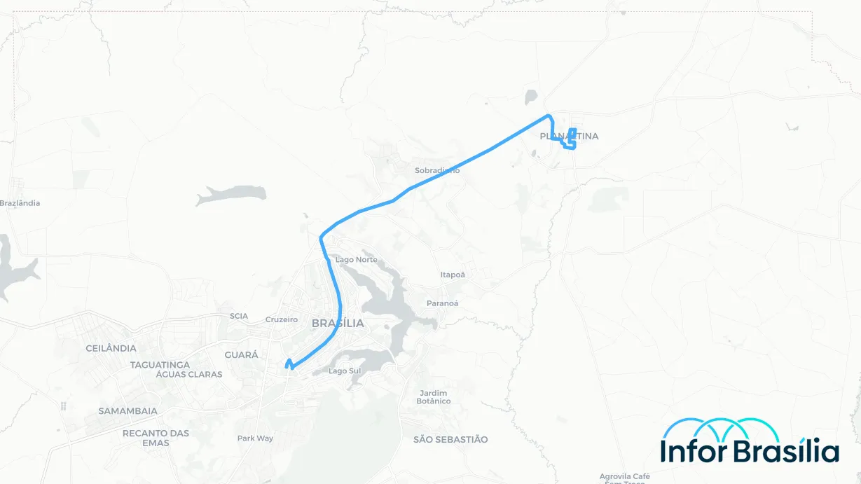 Você está visualizando atualmente Horário de ônibus da linha 0.601 da cidade Planaltina