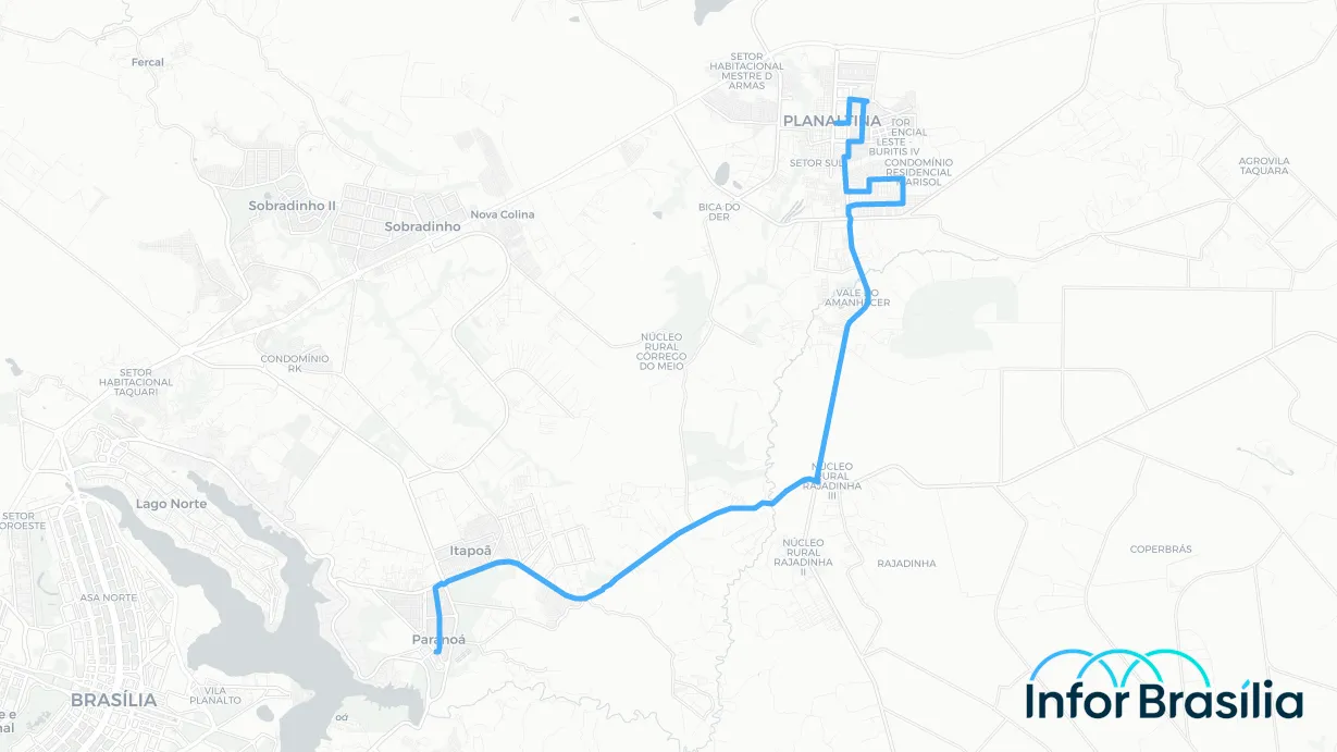 Você está visualizando atualmente Horário de ônibus da linha 0.670 da cidade Planaltina