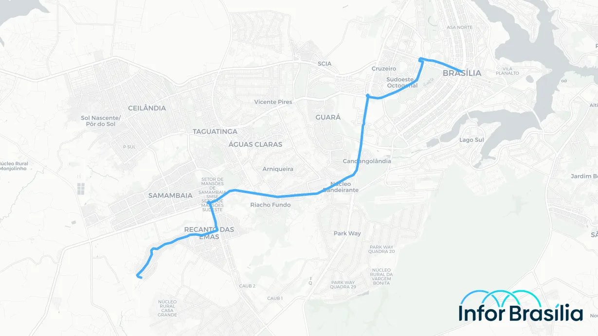 Você está visualizando atualmente Horário de ônibus da linha 0.810 da cidade Recanto Das Emas