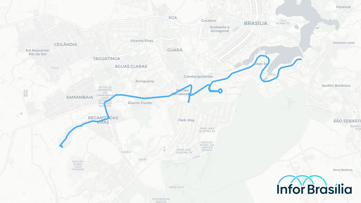 Você está visualizando atualmente Horário de ônibus da linha 0.822 da cidade Recanto Das Emas