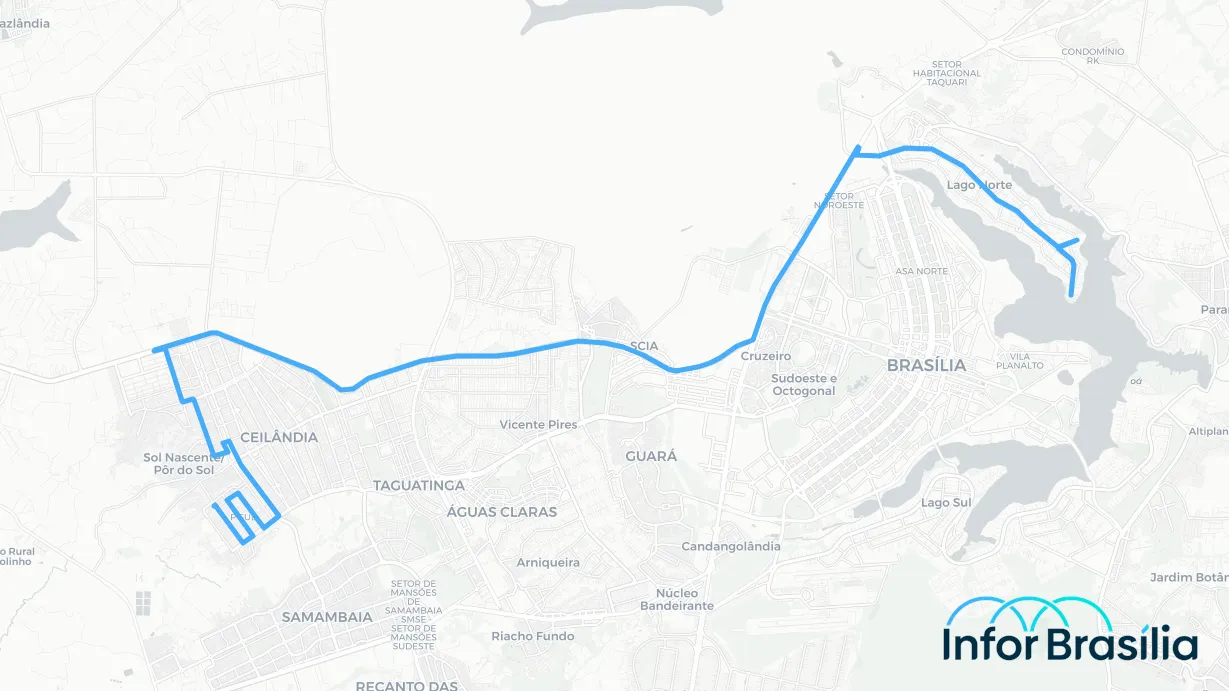 Você está visualizando atualmente Horário de ônibus da linha 0.954 da cidade Setor P Sul