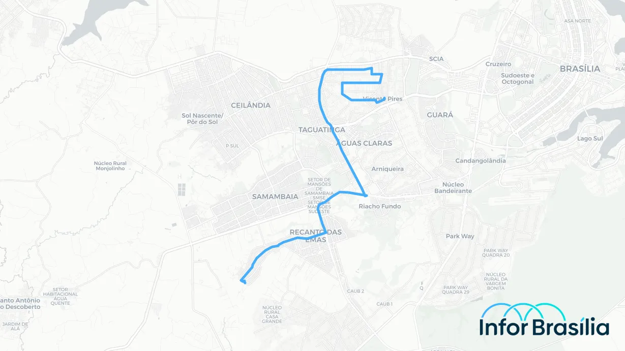 Você está visualizando atualmente Horário de ônibus e itinerário da linha 0.960 da cidade Recanto Das Emas
