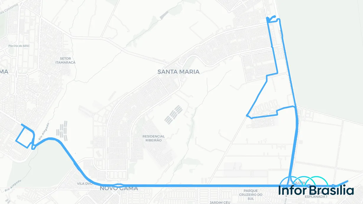 Você está visualizando atualmente Horário de ônibus da linha 3305 da cidade Gama Setor Sul