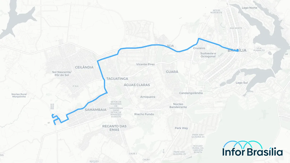 Você está visualizando atualmente Horário de ônibus da linha 373.3 da cidade Samambaia Norte