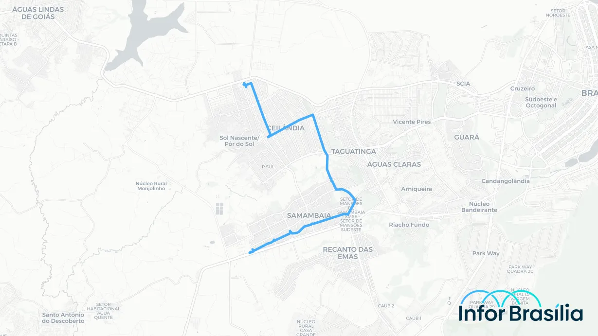 Você está visualizando atualmente Horário de ônibus da linha 398.1 da cidade Samambaia Sul