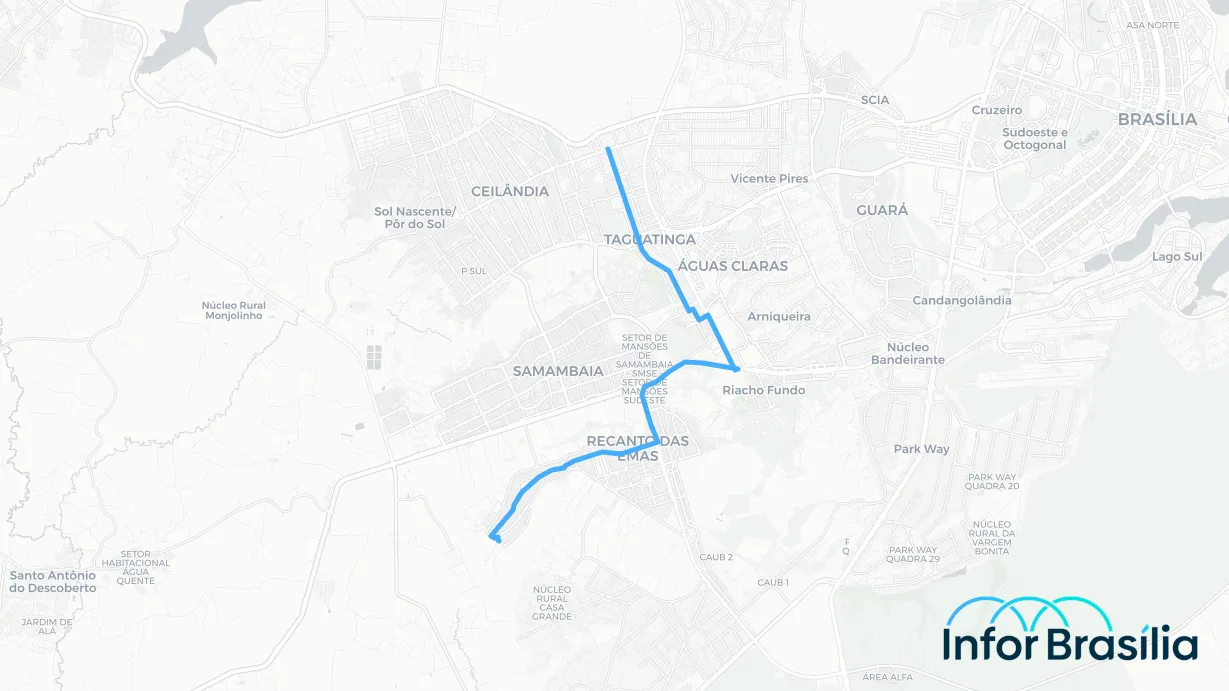Você está visualizando atualmente Horário de ônibus da linha 805.3 da cidade Recanto Das Emas