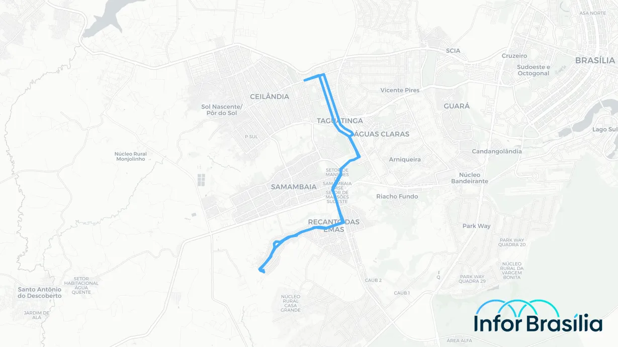 Você está visualizando atualmente Horário de ônibus da linha 805.9 da cidade Recanto Das Emas